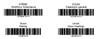 Special Tracking Work Order barcode labels using Code 39 barcode font