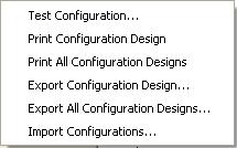 Sales Document Configuration Maintenance context-sensitive Menu