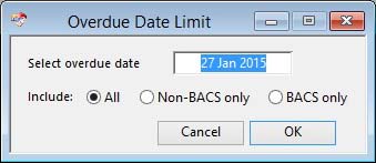Overdue Date Limit 