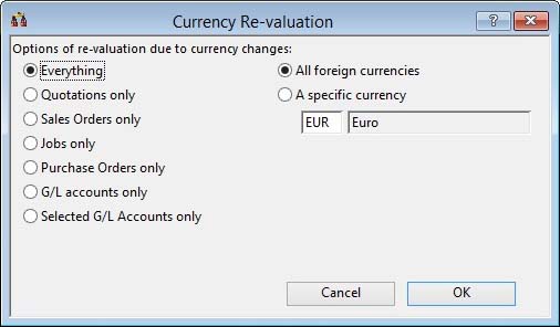 Currency Re-valuation