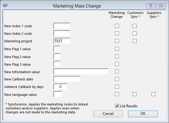 Marketing Mass Change