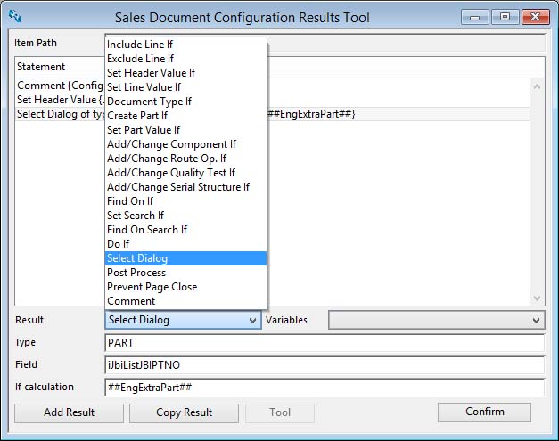 Sales Document Configuration Results Tool