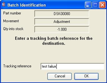 Batch Identification