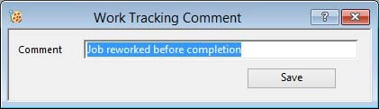 Work Tracking Comment